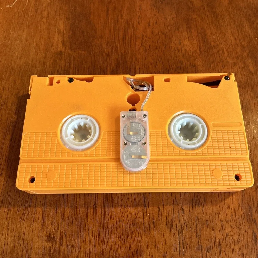 Custom Nickelodeon Orange VHS Splat Light Display C2